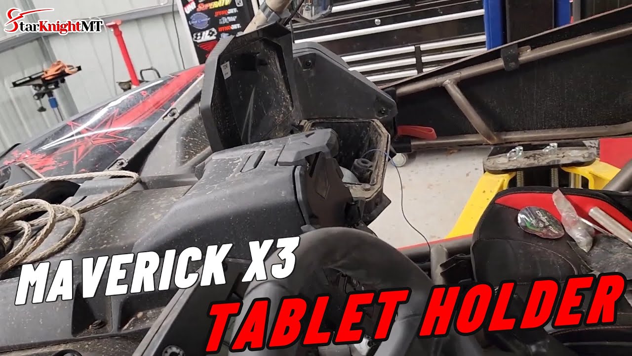 Can-Am Maverick X3 Tablet Holder & Storage Box Review | StarknightMT