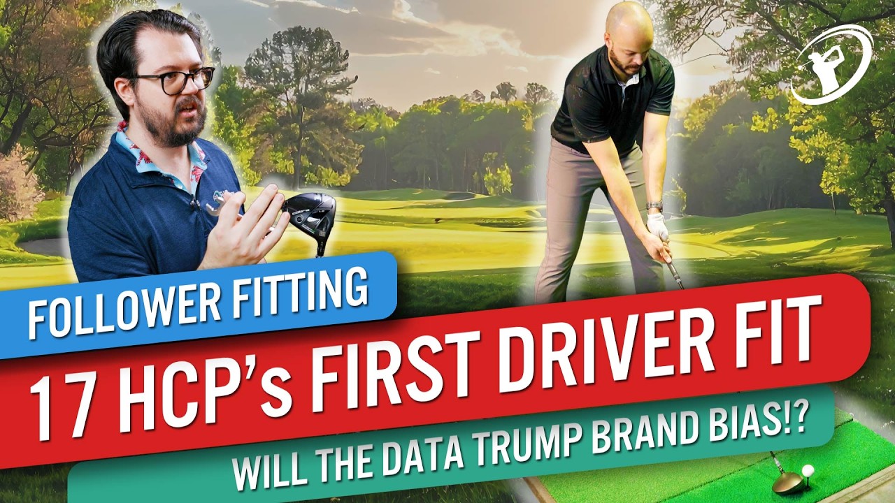 2nd Year Golfer Came in for Cobra's OPTM &mdash; The Numbers Changed His Mind! // 17 HCP DRIVER FITTING