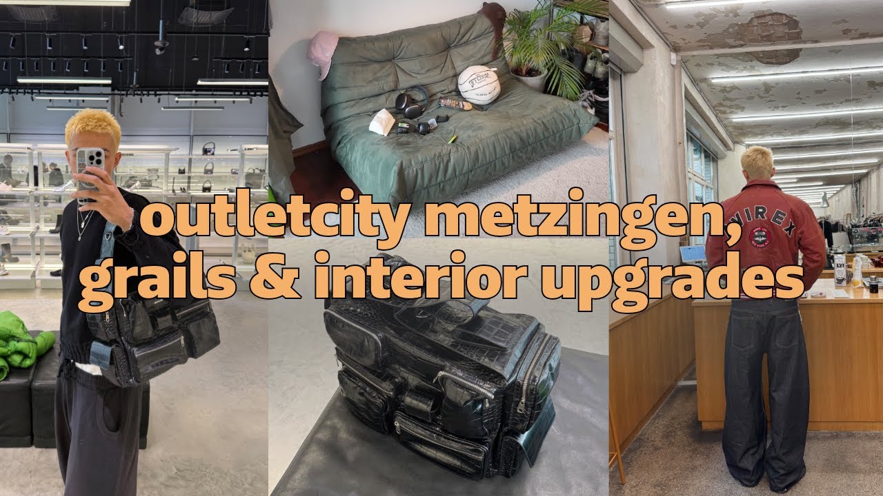 xl designer outlet metzingen shoppen (balenciaga, prada & co.) interior upgrades & grail gekauft