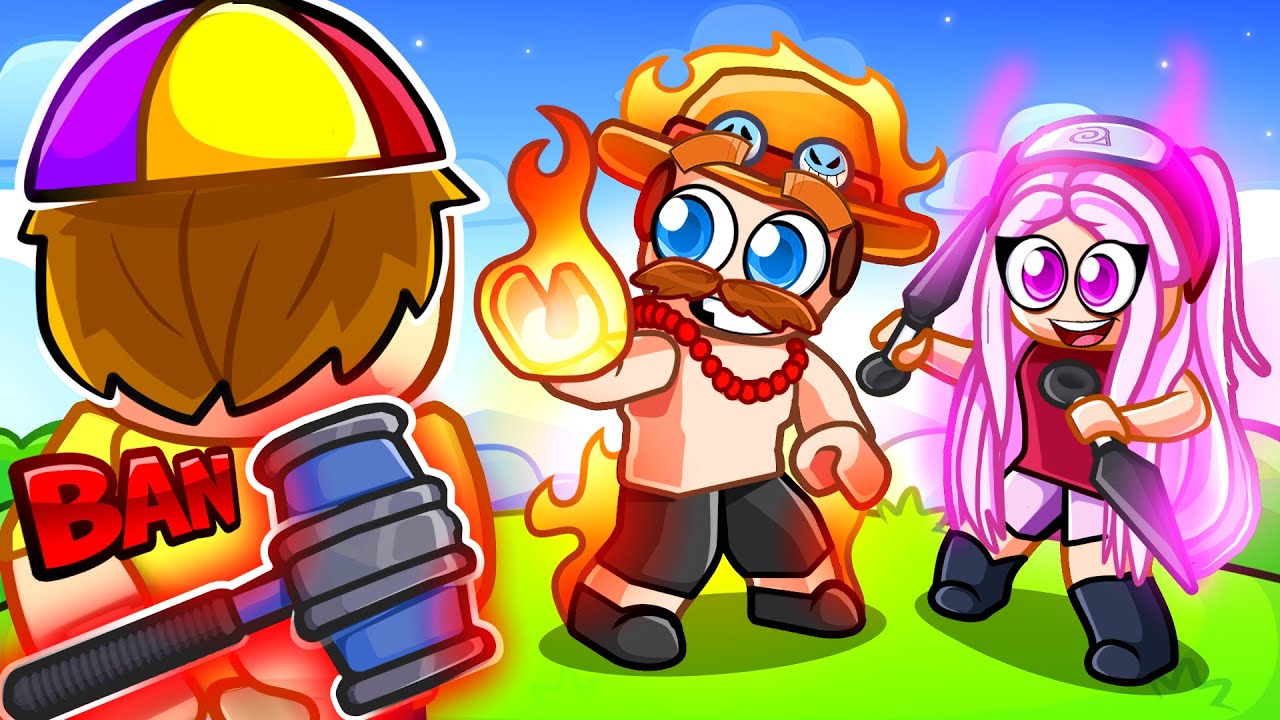 Притворяешься нубом в Anime Battlegrounds, а затем используешь АДМИНИСТРАТИВНЫЕ КОМАНДЫ!