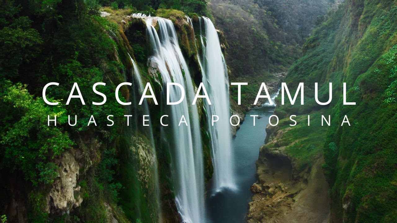 Cascada Tamul - ¡¡JOYA de la HUASTECA POTOSINA!! 4K Drone Video