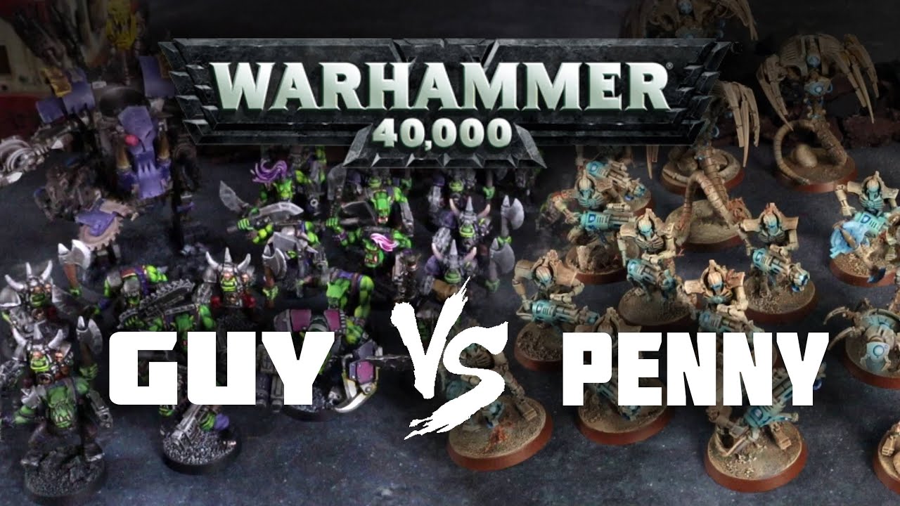 Sandstone Necrons vs Deathskulls Orks: 500 point Warhammer 40,000 battle report