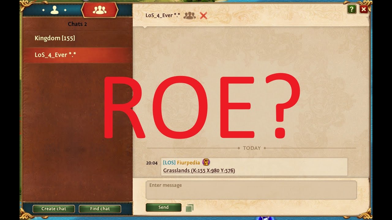 What does ROE means in Total Battle?
