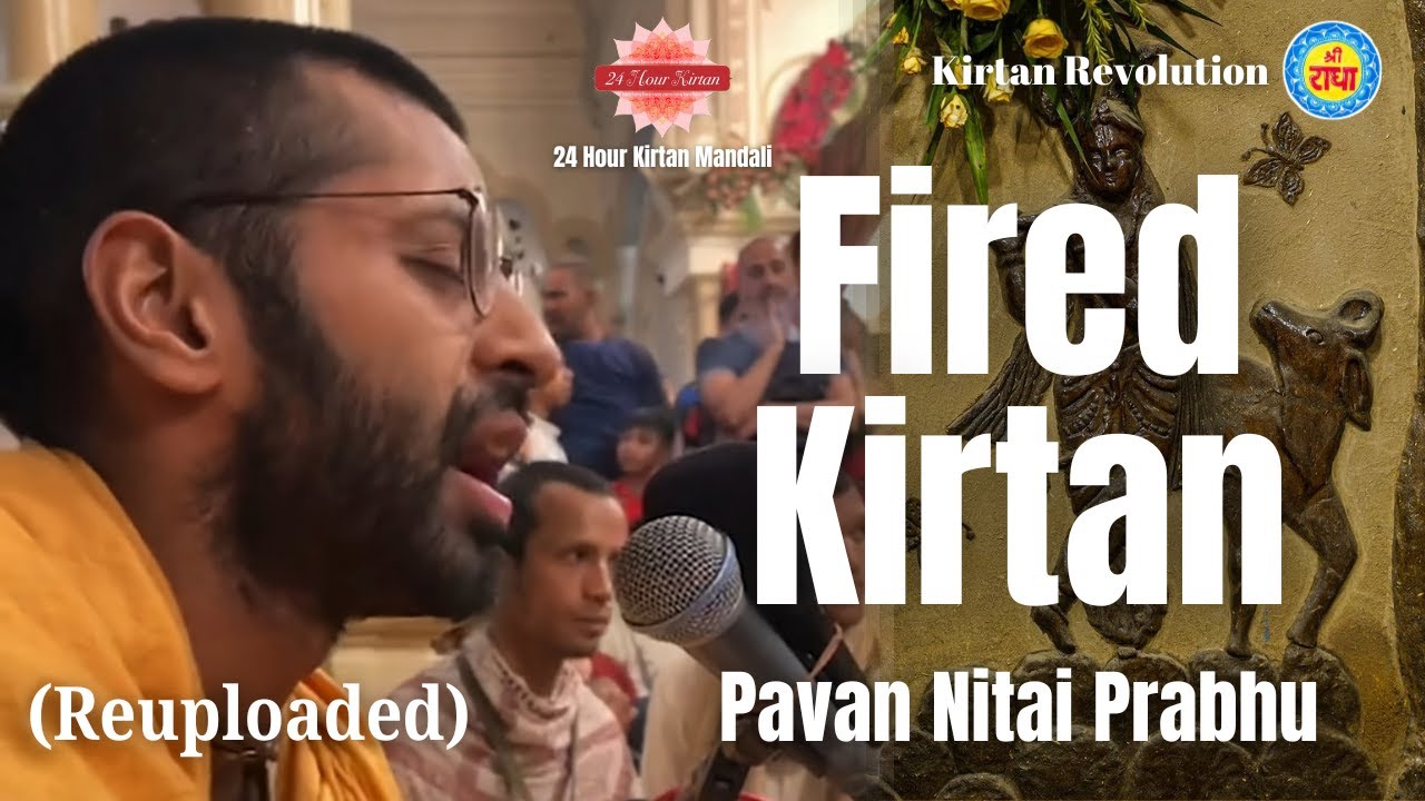 Pavan Nitai Prabhu Fired Up Kirtan | ISKCON Vrindavan | Kirtan Revolution #kirtan
