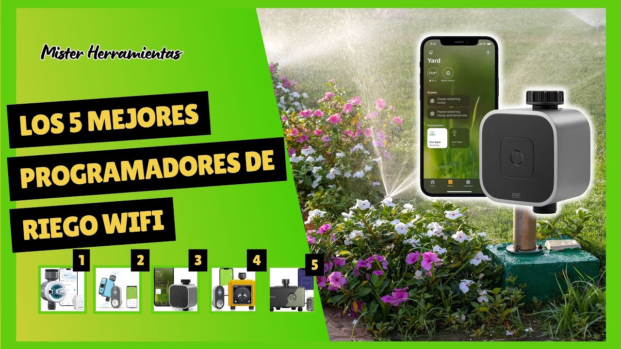 5 Mejores programadores de riego WIFI para grifo ¡Controla el riego del jardín desde el móvil!
