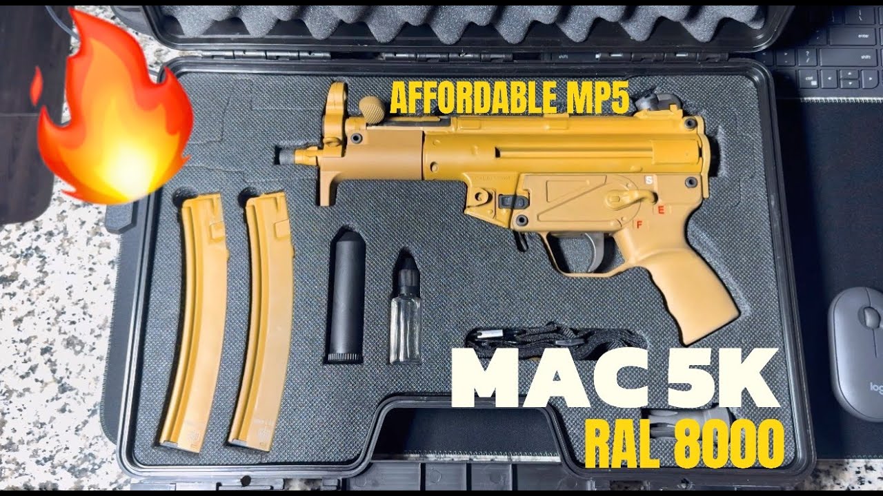 POOR MAN'S MP5⁉️🔥 (MAC5K RAL 8000🟡) UNBOXING AND FUTURE BUILD🗣️