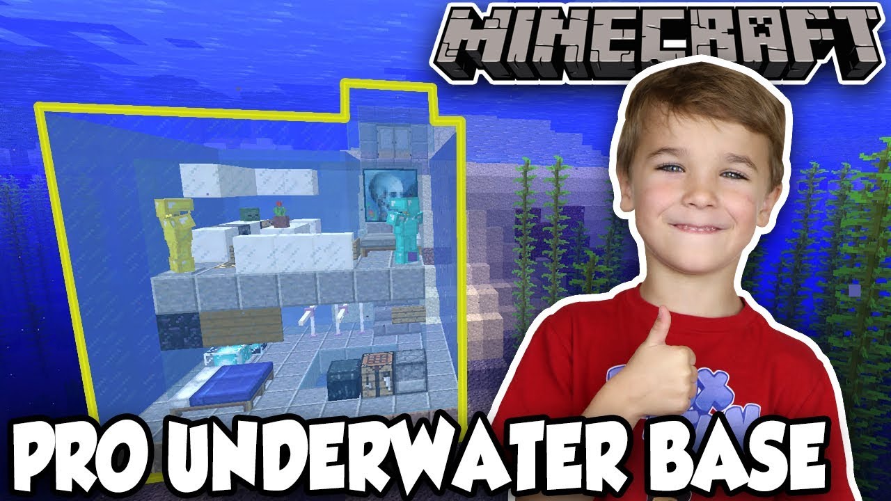 СТРОИМ ПРОФЕССИОНАЛЬНУЮ ПОДВОДНУЮ БАЗУ в MINECRAFT!