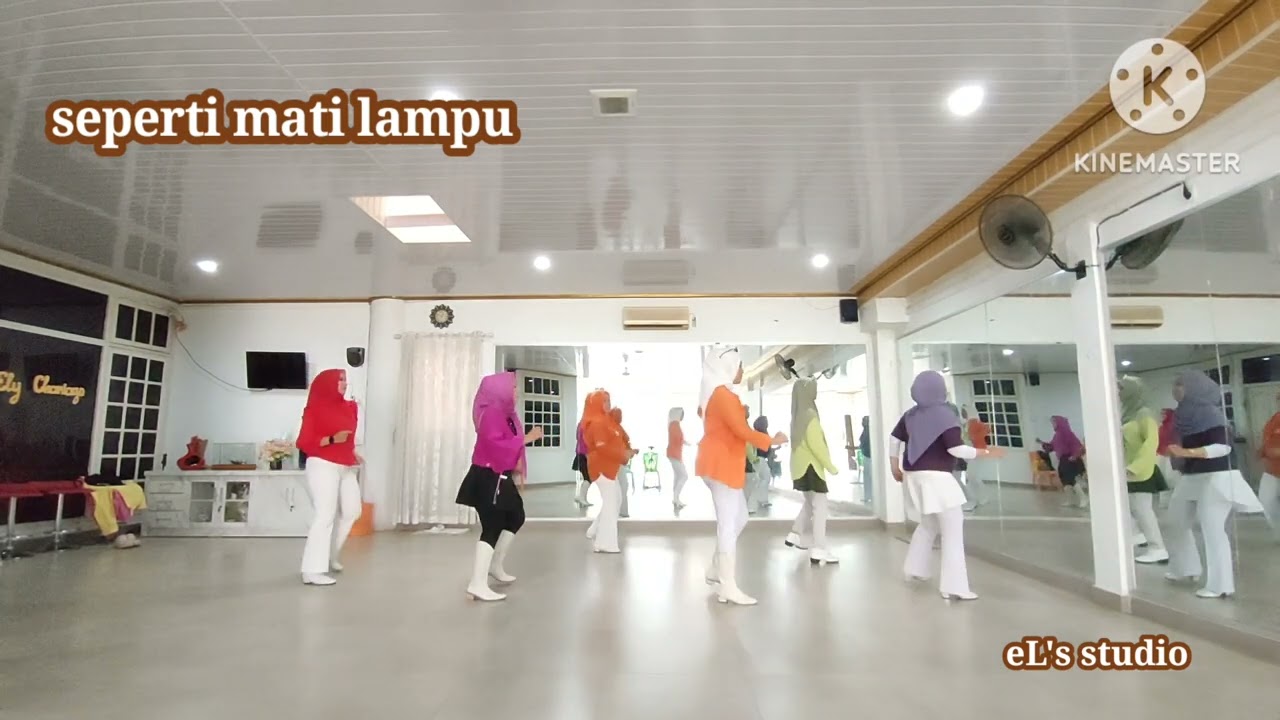 Seperti Mati Lampu (Jeongjeon Gatayo) - Line Dance || Sry Marah (INA) || Dec 25 || eL's studio 