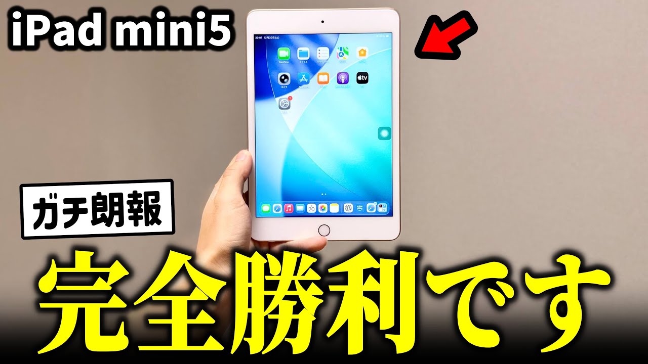【ガチ朗報】iPad mini5を買った人、全員勝ち組になってしまうww