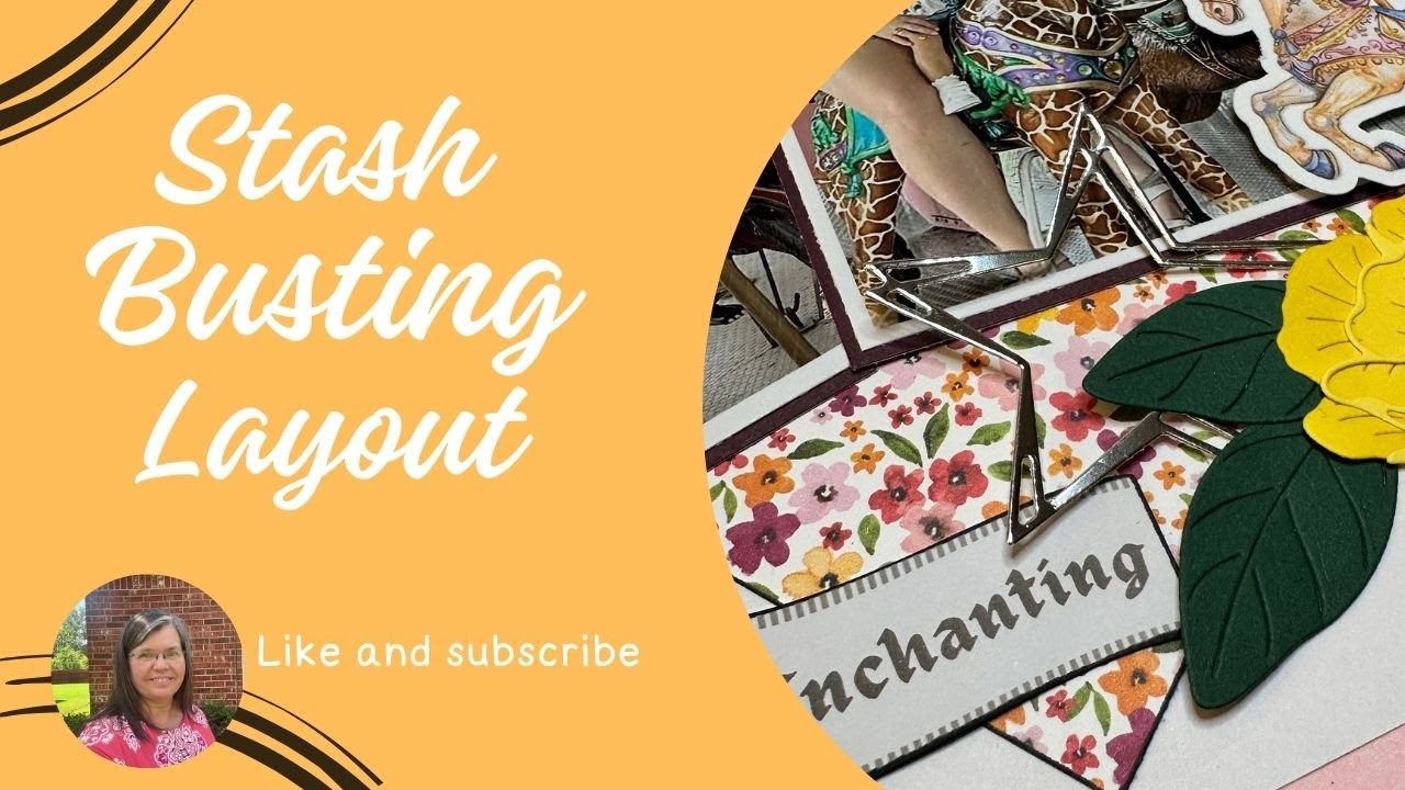 Carousel fun using stampin Up’s Celebratory sips designer series