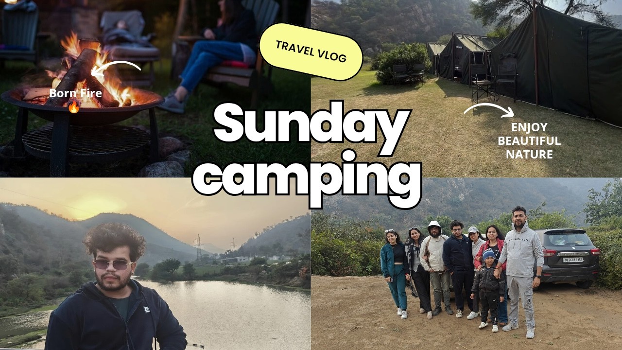 Alwar me ki camping😍🔥#camping #alwar #baracamp