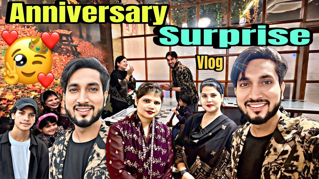 Baji Ko Hum Dono Ne Diya Anniversary Surprise 🎊 🎂 🎈