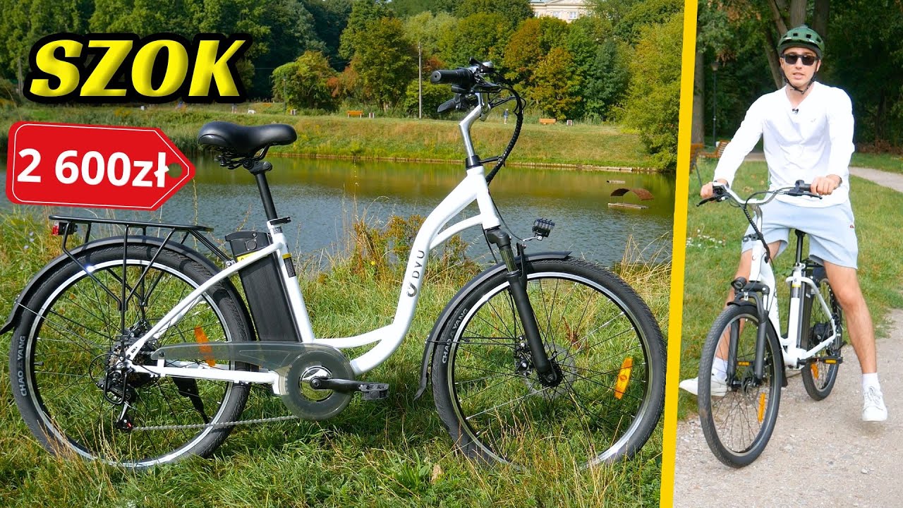 TANIEJ NIE MOŻNA - Rower Elektryczny DYU C6