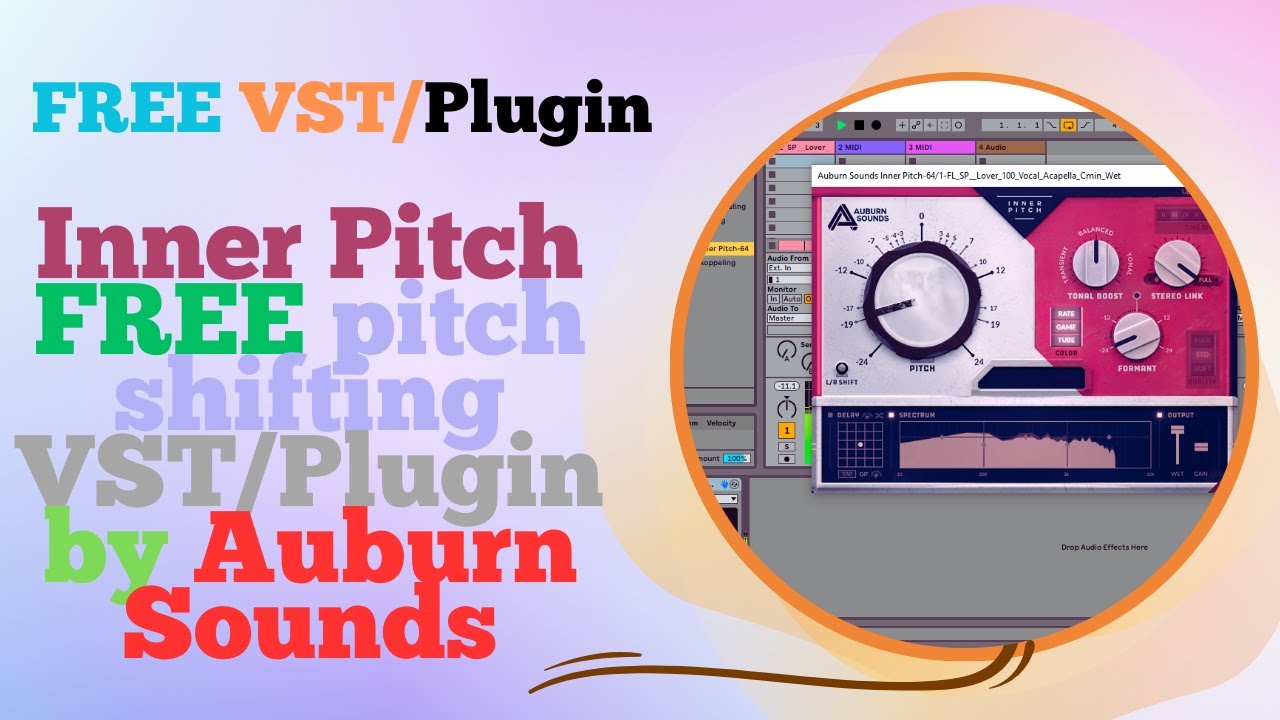 Inner Pitch - FREE Pitch Shifting VST/Plugin by Auburn Sounds #InnerPitch #AuburnSounds