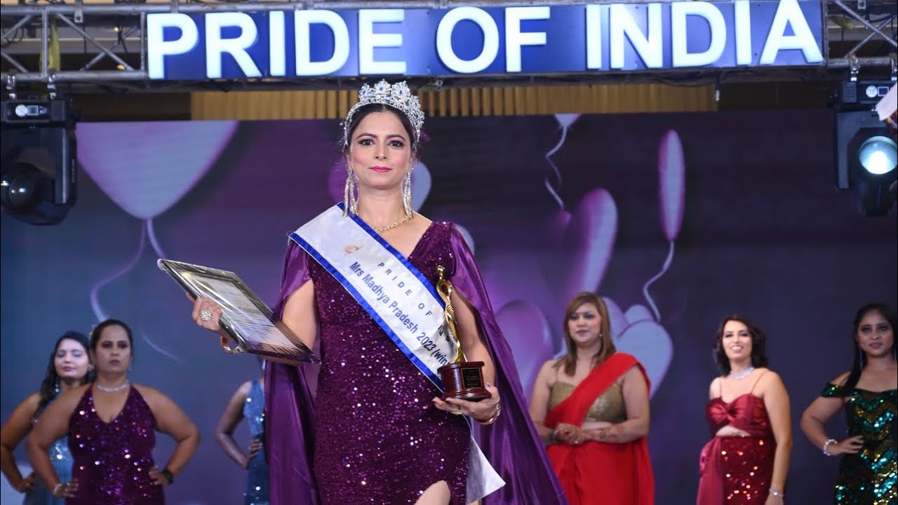 CROWNING CEREMONY OF MRS MADHYA PRADESH 2023 winner G2, NAJMEE SYED | PRIDE OF INDIA 2023