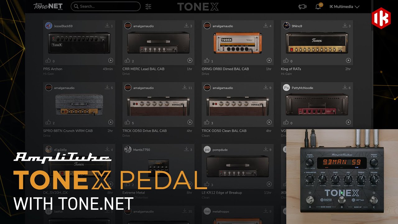 TONEX Pedal with ToneNET