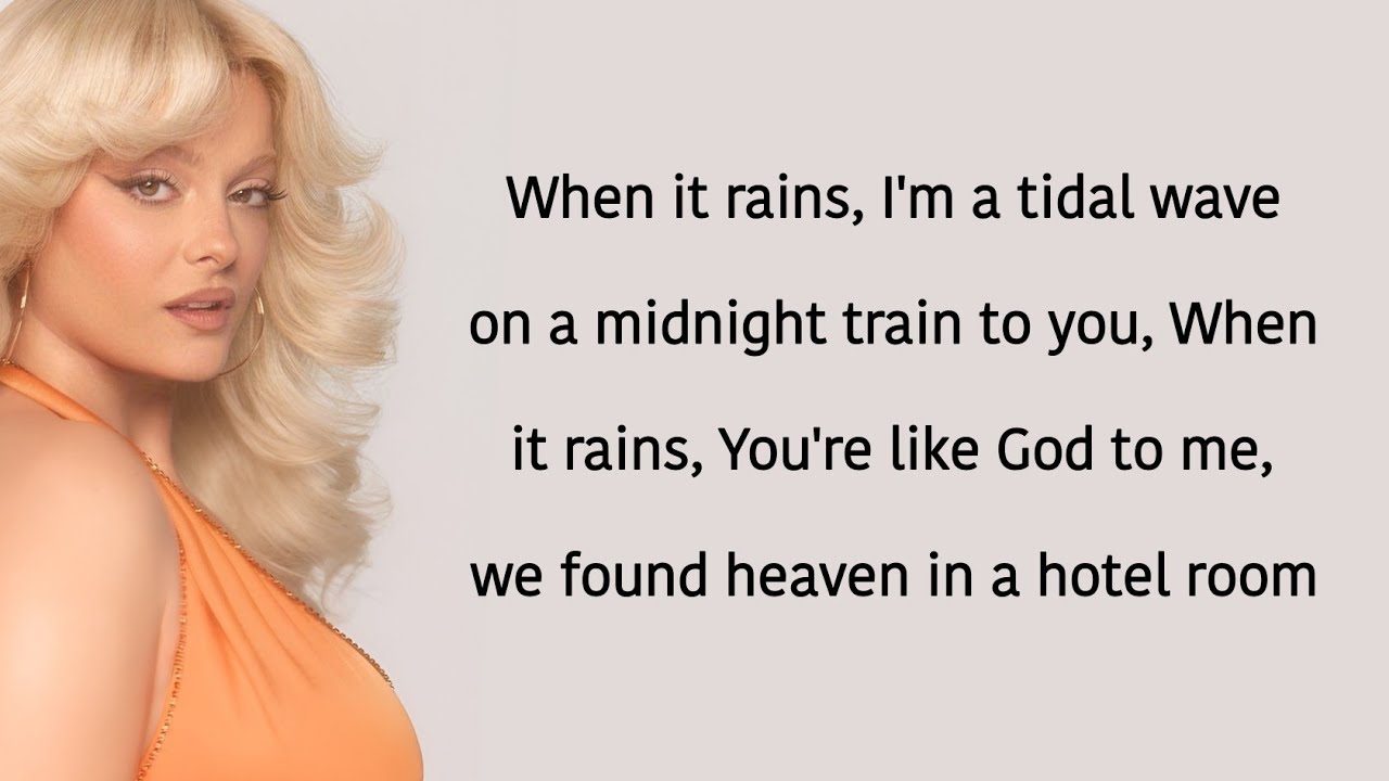 Bebe Rexha - When It Rains (lyrics)