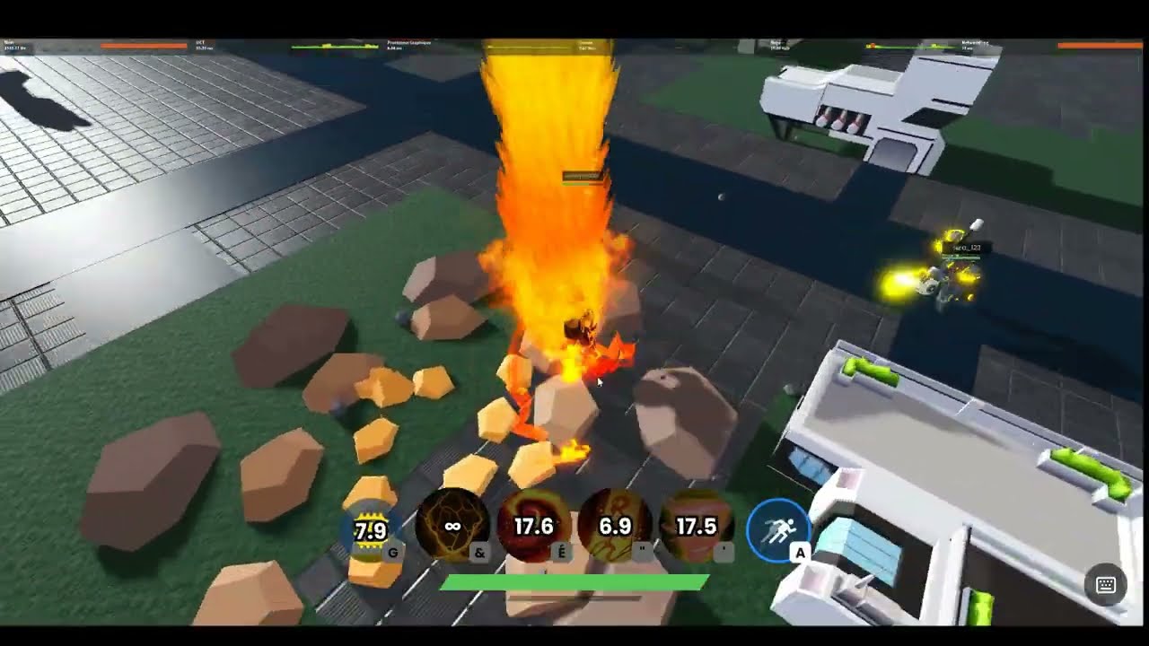 EN mode Titans, techniques de combat MESH SHOWDOWN