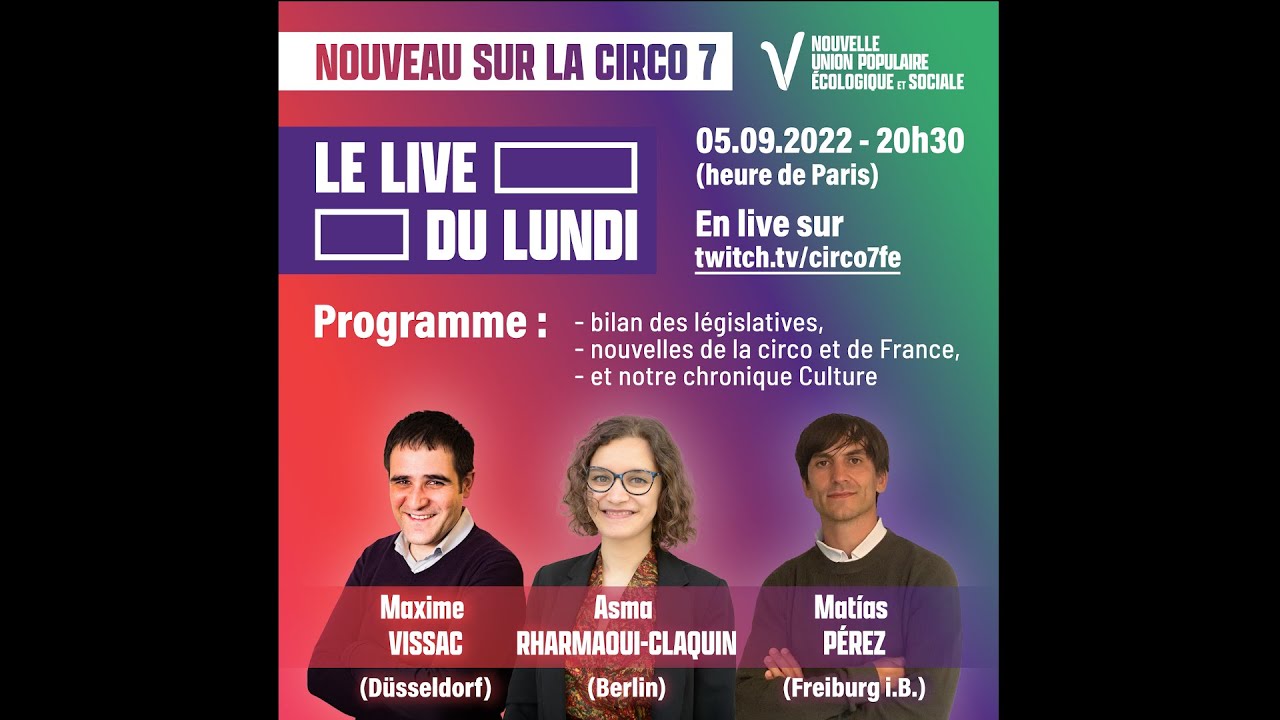 Le Live du Lundi, 1er épisode