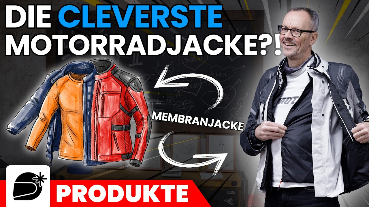 Motorradjacke mit Trick: Thermofutter & Membran raus!