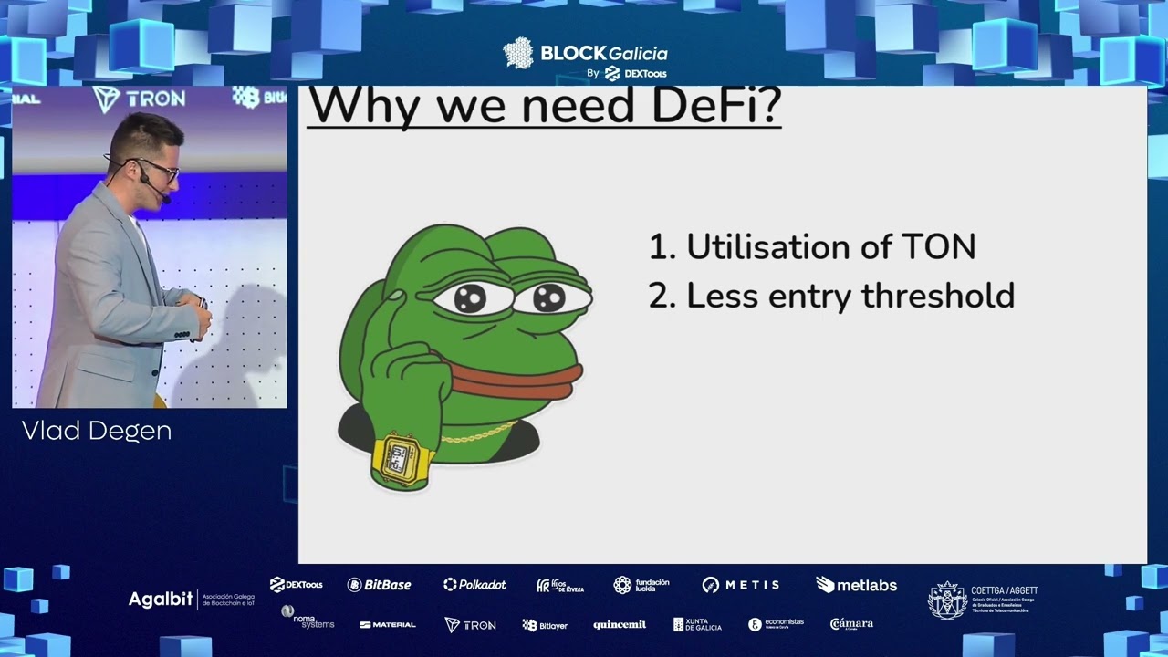 How DeFI Ecosystems works, Blockchain Galicia | Vlad Degen, DeFi Lead, TON Foundation