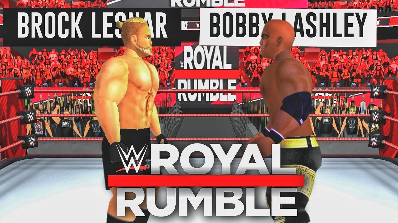 WR3D 2K22: Brock Lesnar vs Bobby Lashley Royal Rumble 2022! Prediction