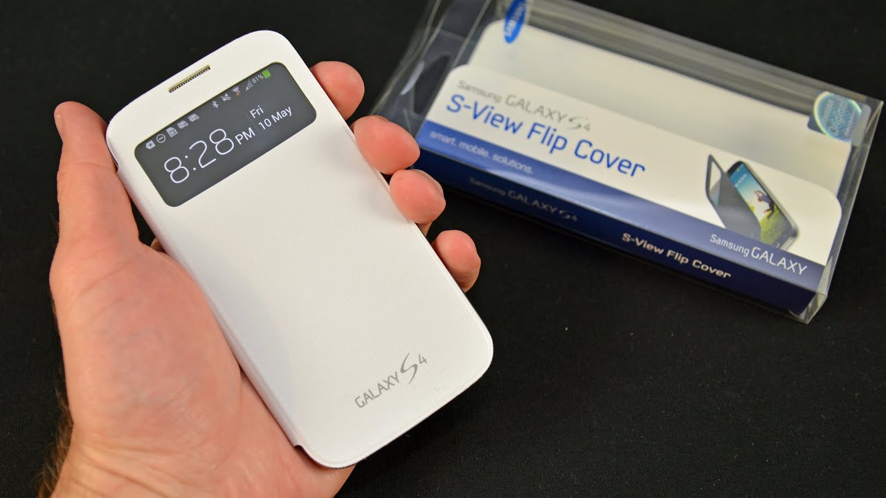Чехол-книжка S-View для Samsung Galaxy S4: распаковка и обзор