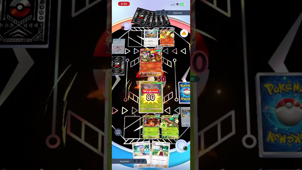 Pokemon TCG Pocket: How to Beat Entei ex & Flareon ex w/ Grass (Expert Solo Battle)