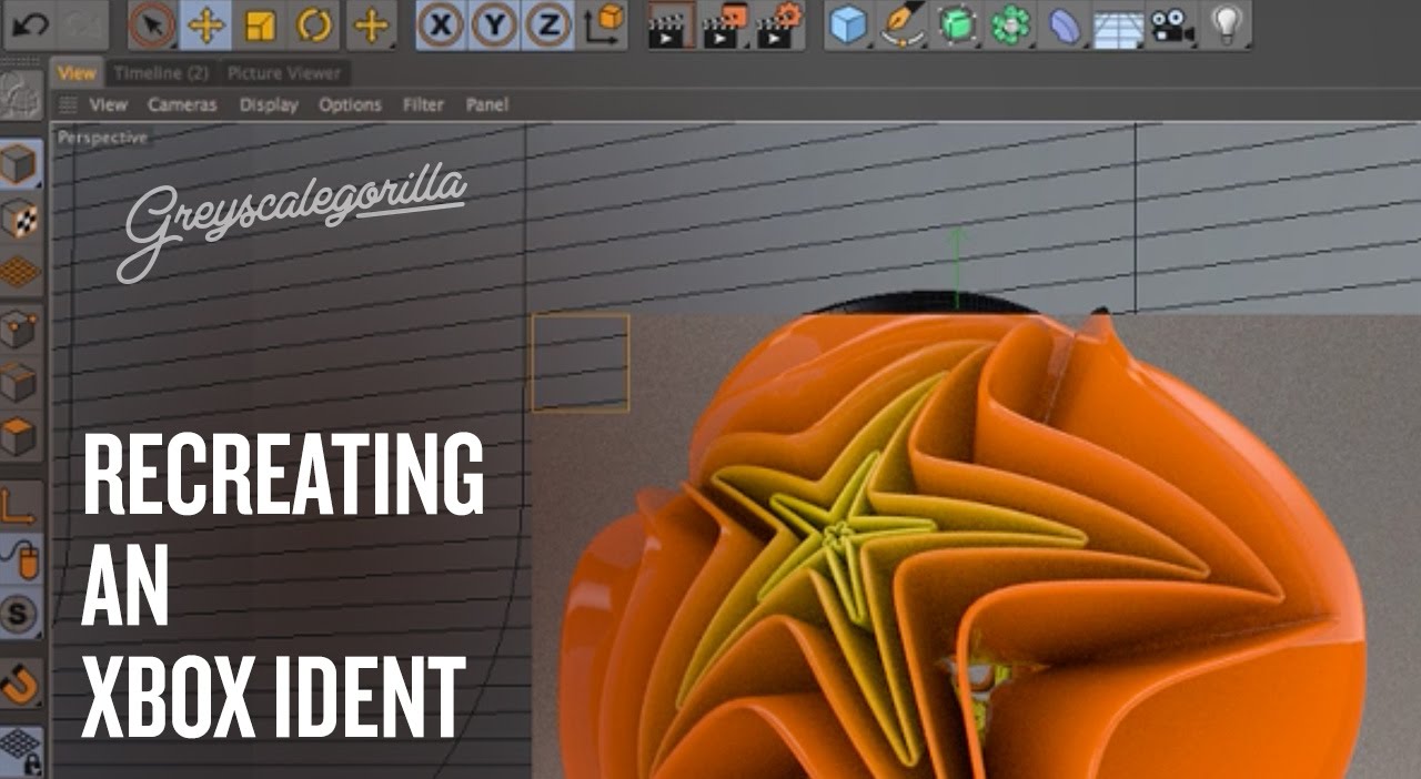 Recreating an Xbox Ident Animation In Cinema 4D - Greyscalegorilla Tutorial