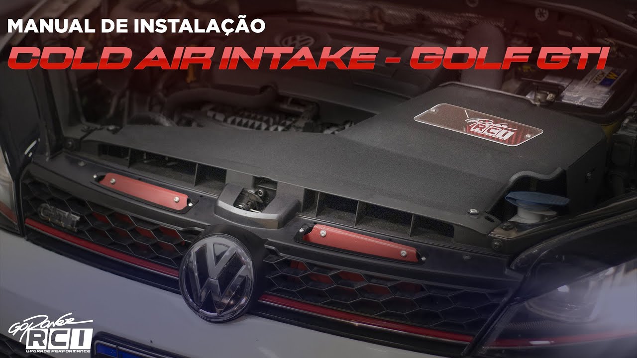 Manual de Instalação detalhado Kit Intake // Cold Air Intake Golf Gti Mk7 // Mk7.5 // RCI GoPower