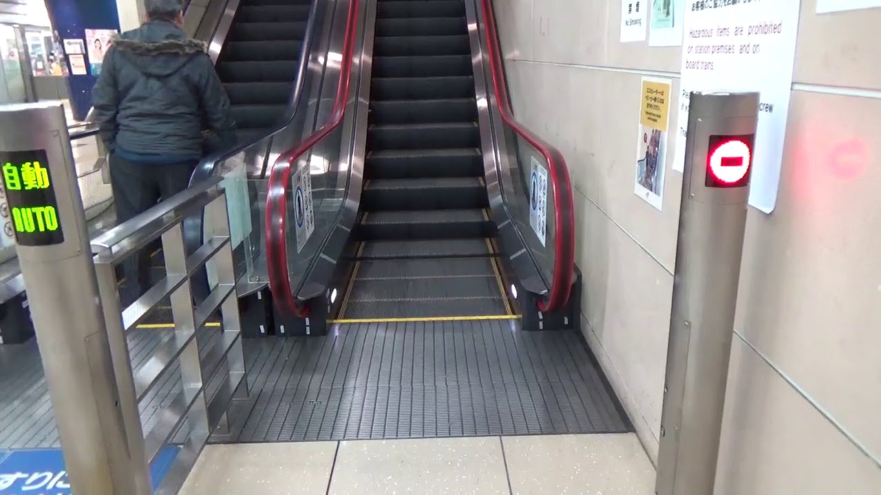 【逆走防止ブザー作動１０連発！その９】エスカレーター