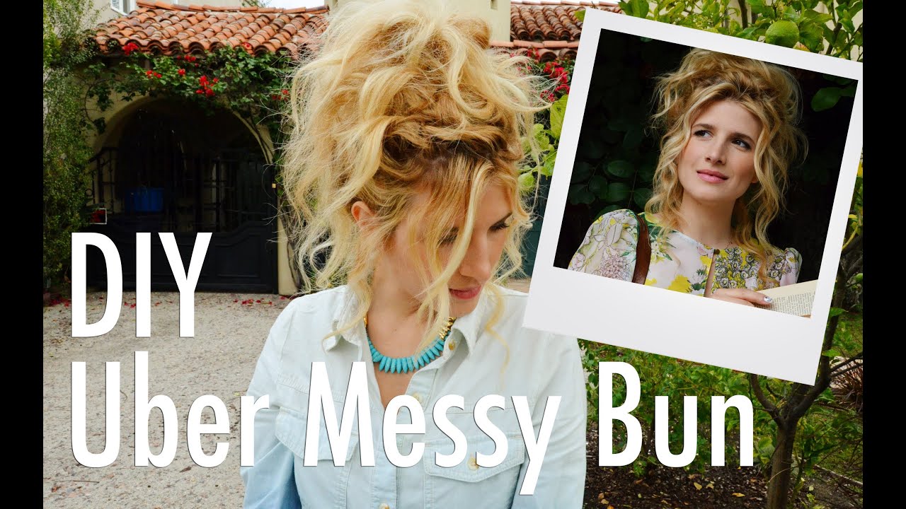 Messy Bun Hair Up-Do Tutorial with Mr. Kate