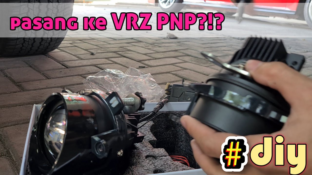 pasang foglamp projector di fortuner vrz