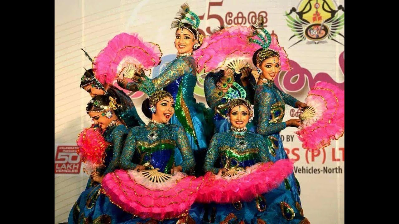 55th kalolsavam 2015 2nd HSS group dance Mayil