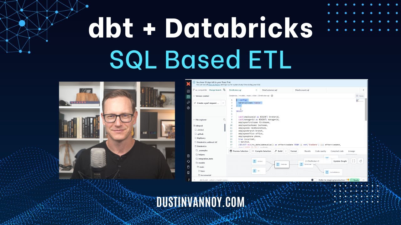 dbt + Databricks Overview: SQL-based ETL