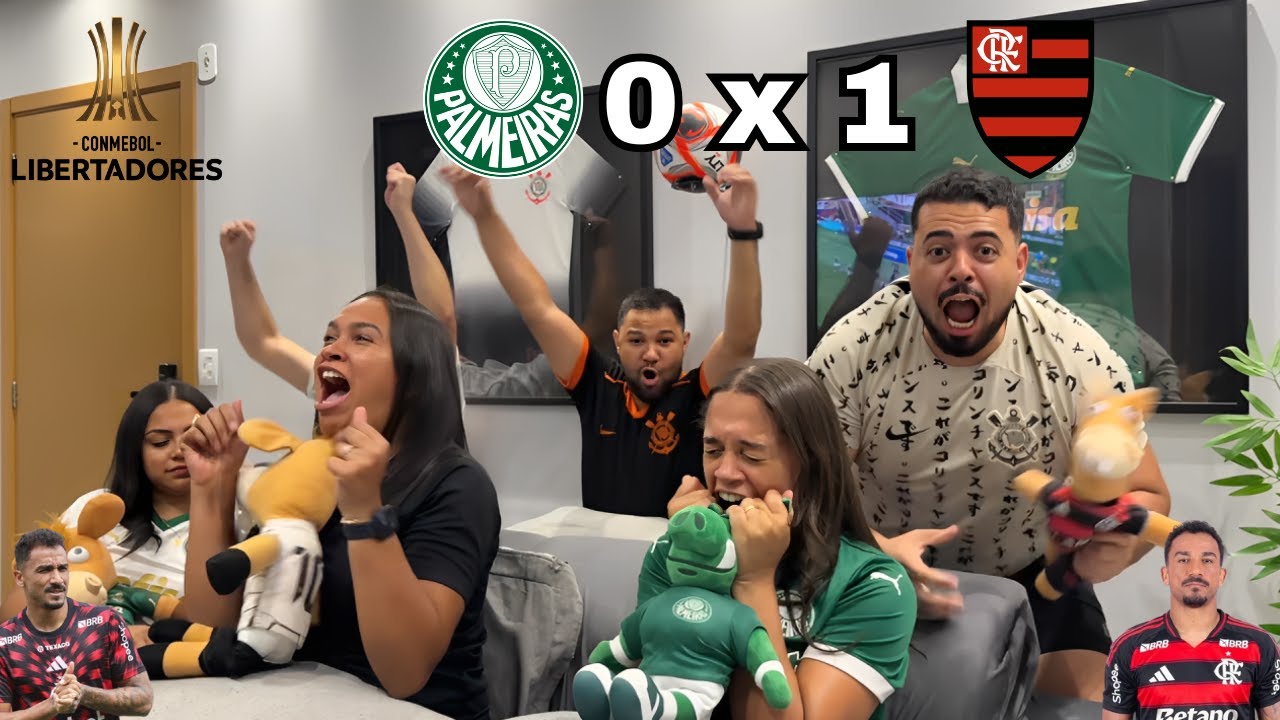 REACT REAÇÕES Palmeiras x Flamengo | Casal Rivalidade
