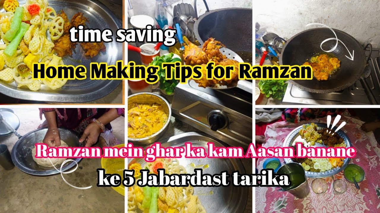 How to Manage Housework in Ramadan ✨Smart Kitchen & Cleaning Tips | Time-Saving Tips for Housewives