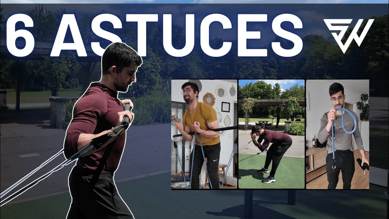 6 astuces avec les ELASTIQUES de musculation SMARTWORKOUT pour optimiser ta PRISE DE MUSCLE
