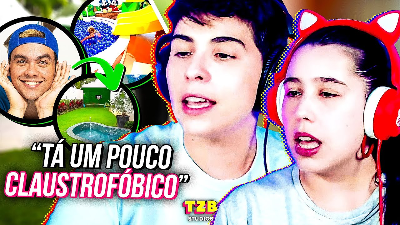 REAGINDO A CASA DO LUCCAS NETO #1 - ThazzB Hour