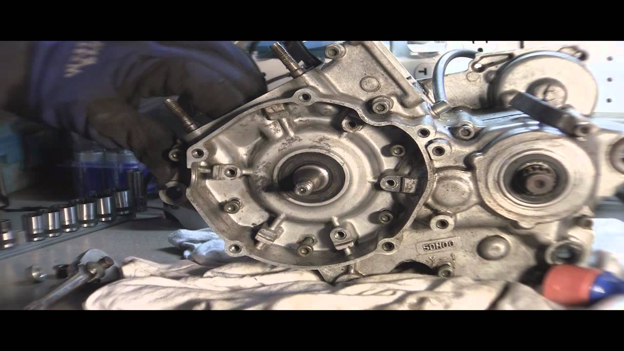 YZ125 Tear Down Part 5: Splitting 2 stroke Engine Case (cases)