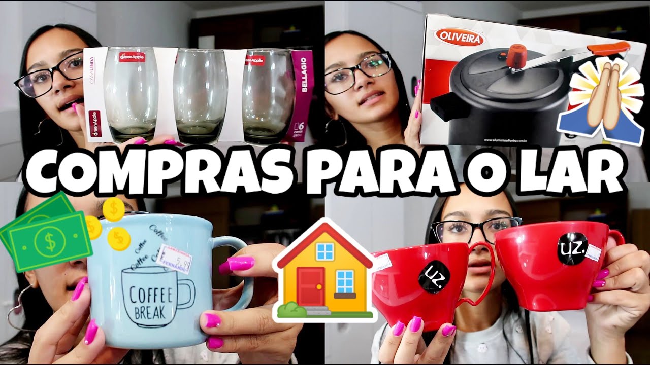 PRIMEIRAS COMPRAS PARA A CASA NOVA!!!