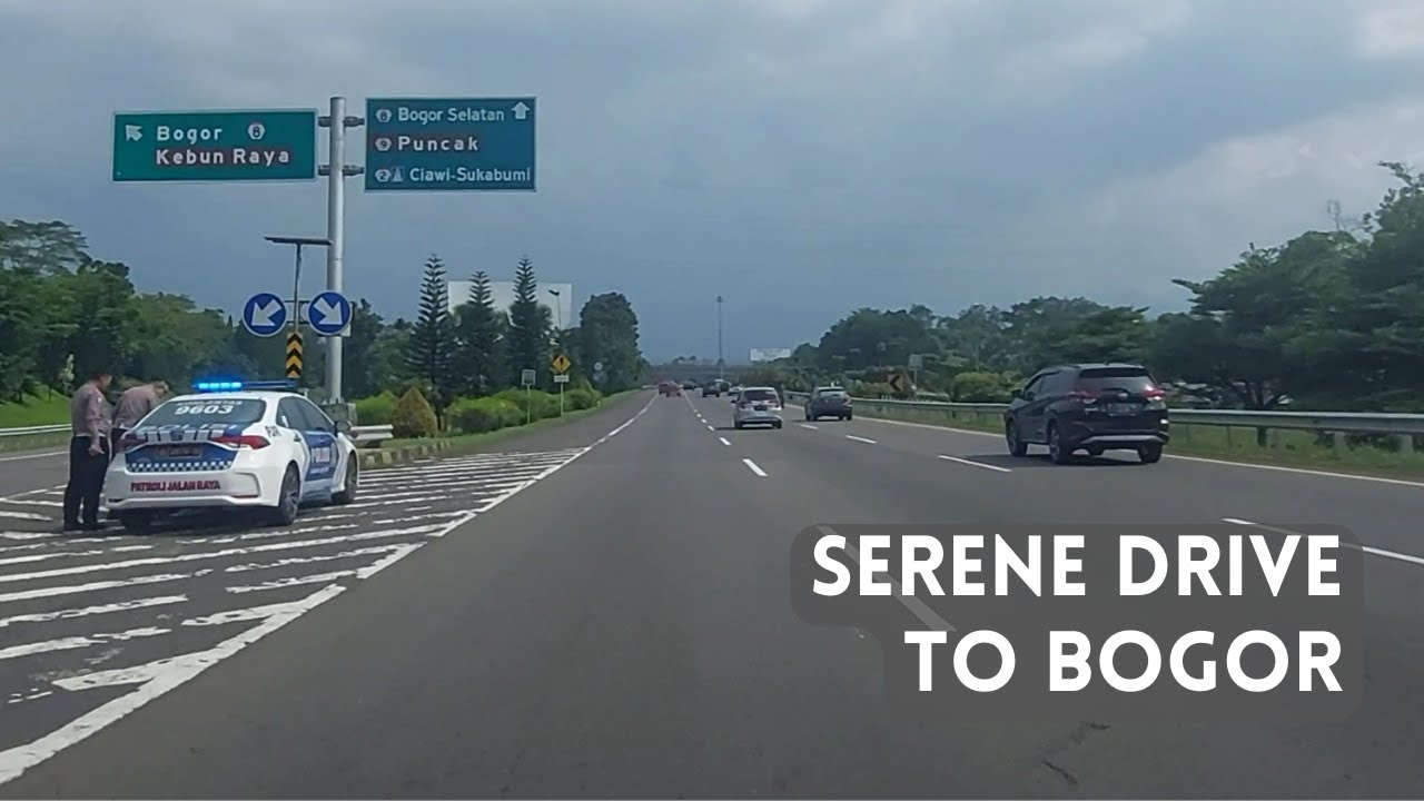 [4K] Jagorawi Toll Road Adventure: Relaxing Drive to Idul Fitri Family Gathering in Bogor Selatan