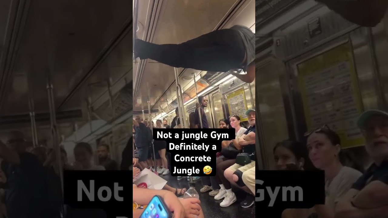 🤣😱 &ldquo;This Ain&rsquo;t a Jungle Gym!&rdquo; | NYC Subway Breakdancer | HowToSpellMark