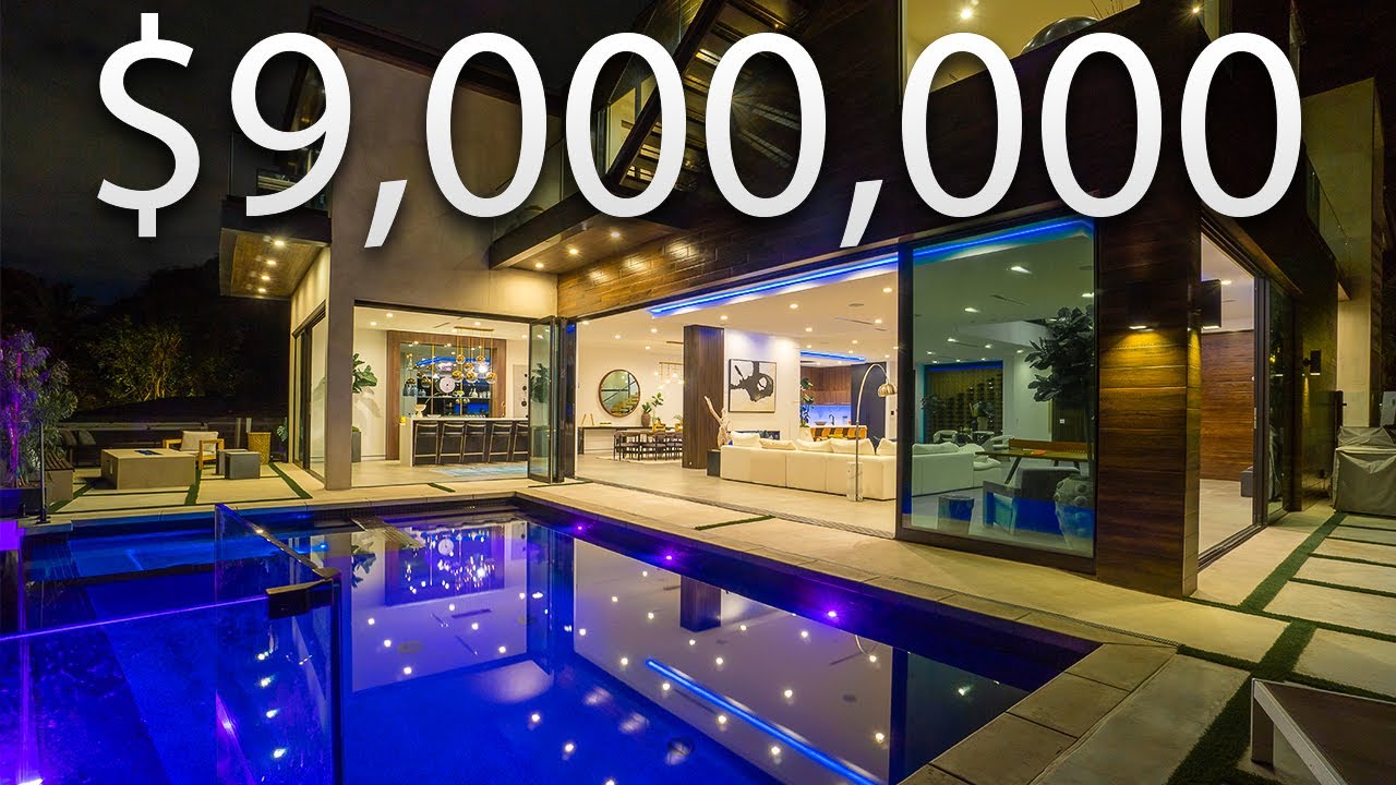 Внутри СОВРЕМЕННОГО ТРОПИЧЕСКОГО МЕГА-ОСОБНЯКА Bel Air за 9 000 000 долларов | Экскурсия по особняку