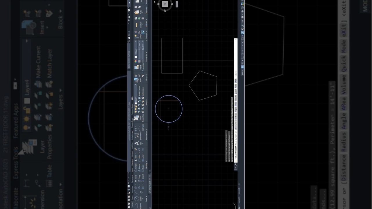 Quick Measuring In Autocad 