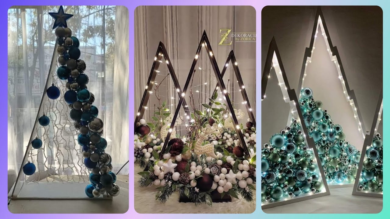 150+ triangle wooden Christmas decoration ideas #garden #decoration #interiors #decorlife