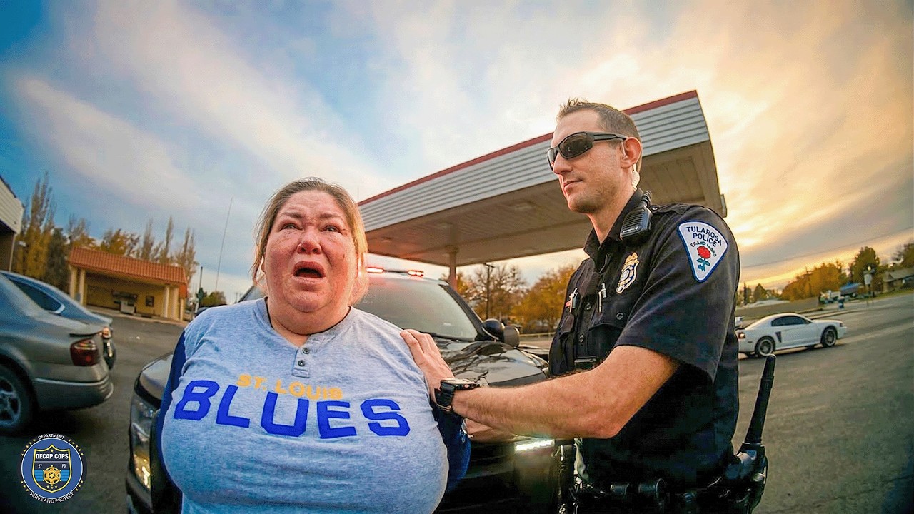 Drunk Karen Assaults Officers After Fleeing Traffic Stop | Karens Getting Arrested By Police