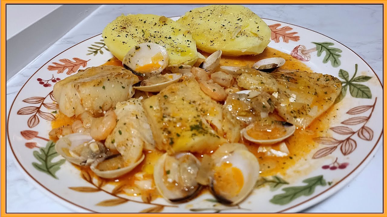 BACALAO A LA  MARINERA 🌊🐟Receta rica y rapida😋👌💨