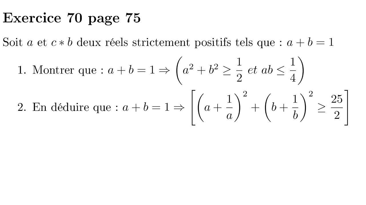 Raisonnement mathématique Déductif 6| Exercice de logique Corrigé | 1bac SM & S_Ex