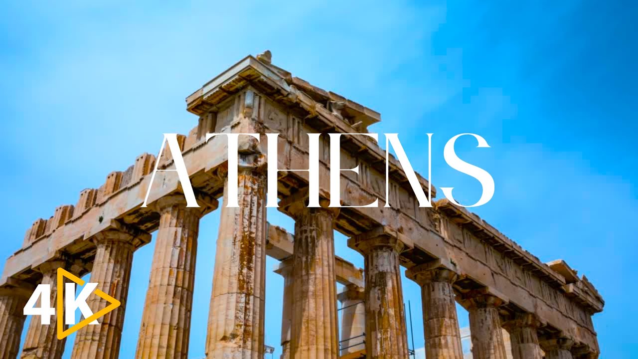 Athens 4K - Relaxing Music and Stunning Cityscapes #athens #greece #travel #history #travelvlog